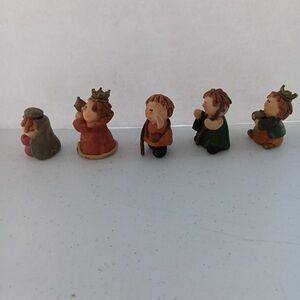 Whimsical Holiday Nativity Figurine Set